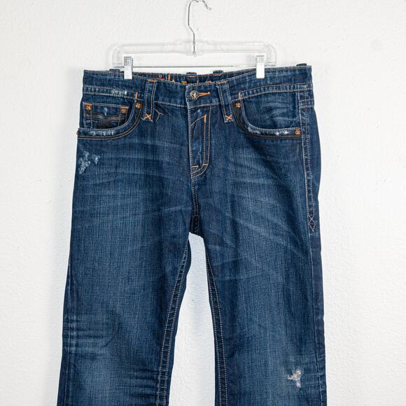 Rock Revival Men's size 36 Sid Straight Leg Denim Jeans (fit 37x31) - Picture 4 of 15